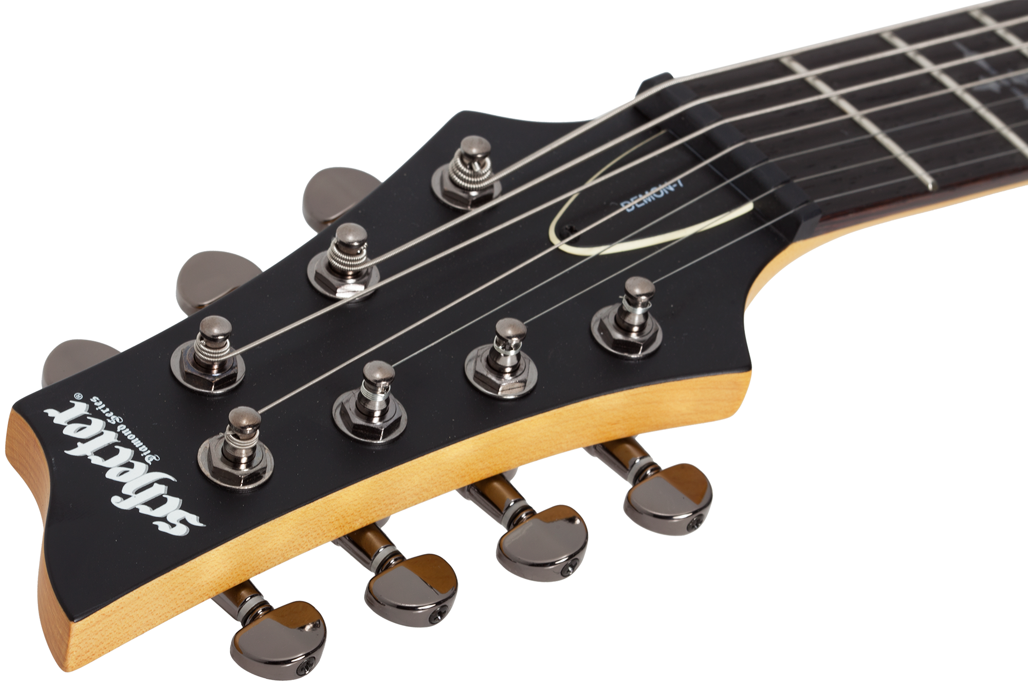 Demon 7 Lefty Satin Black Linkshänder E-Gitarre